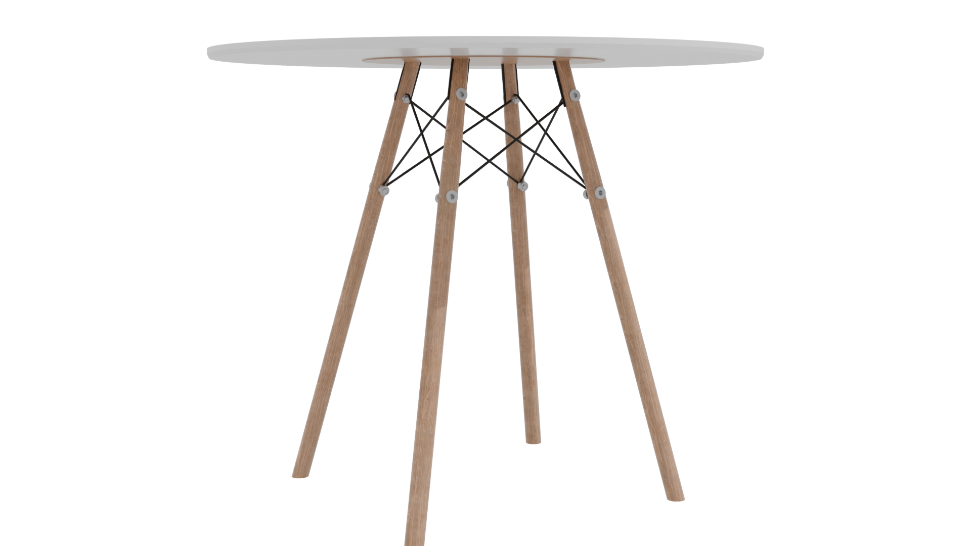 Minimalist Round Table 3D Model - Professional 3D Model Render 10