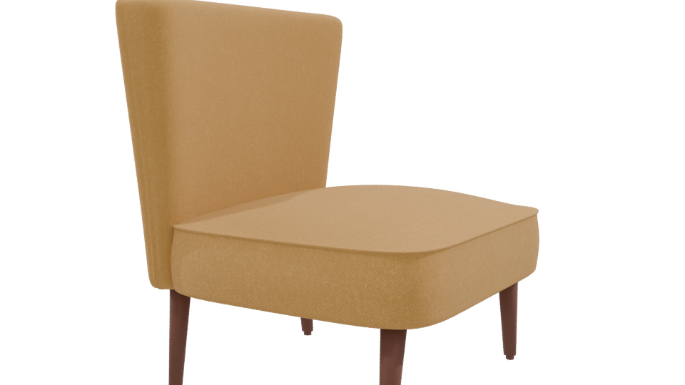 Stylish Modern Accent Chair 3D - Professional 3D Model Render 9