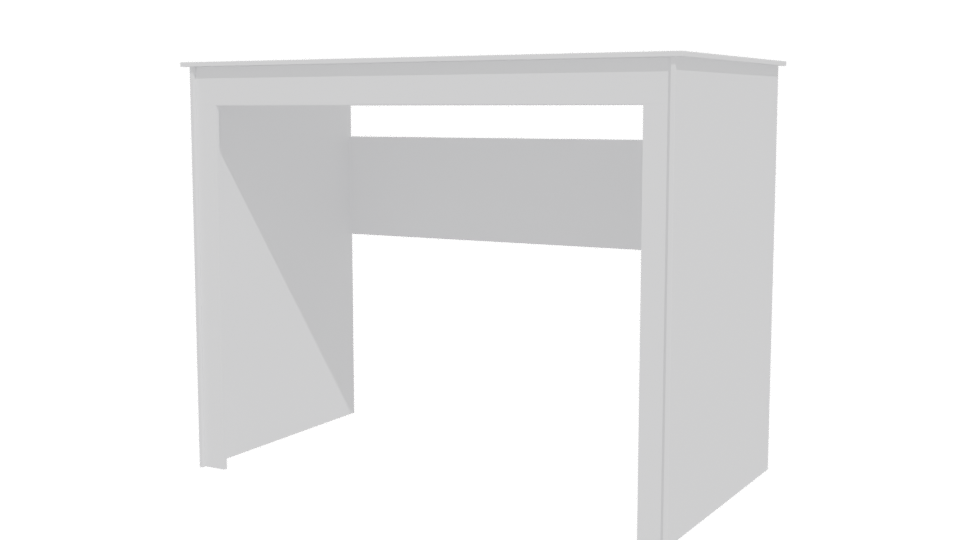 Sleek Minimalist Desk 3D Model - Professional 3D Model Render 12