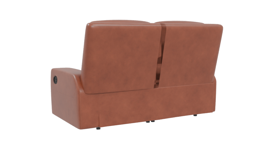 Reclining Love Seat 3D Model - Professional 3D Model Render 4