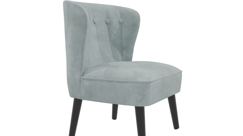 Elegant Modern Accent Chair 3D - Professional 3D Model Render 9