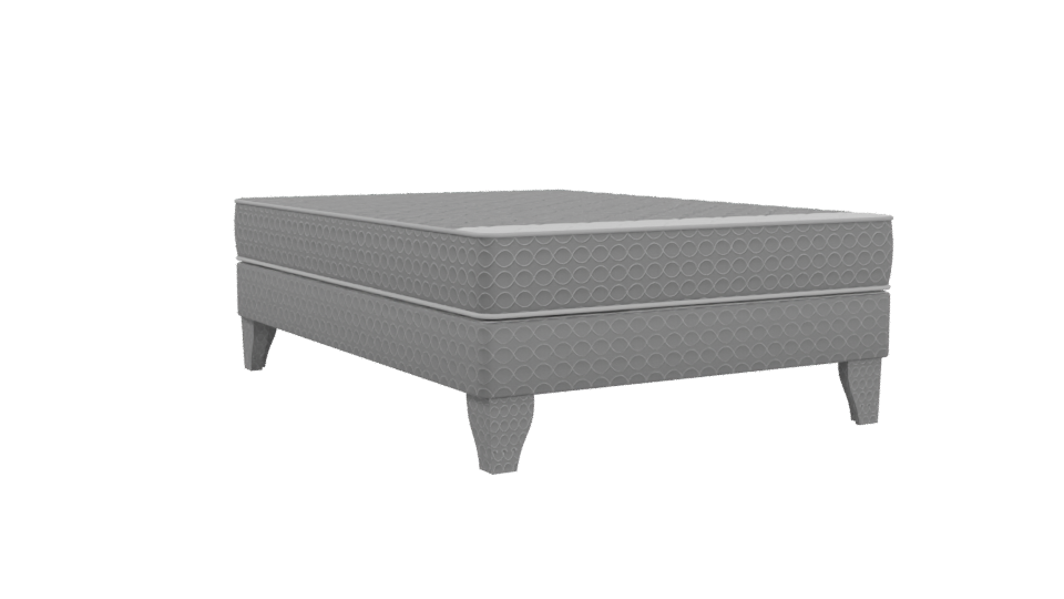 Modern Double Mattress 3D Model - Professional 3D Model Render 4