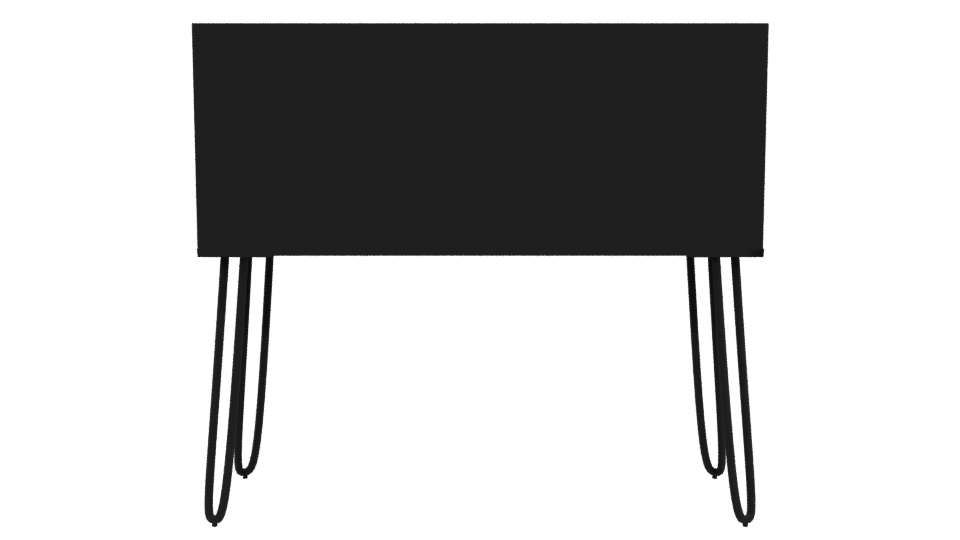 Vintage Wooden Storage Console 3D - Professional 3D Model Render 5