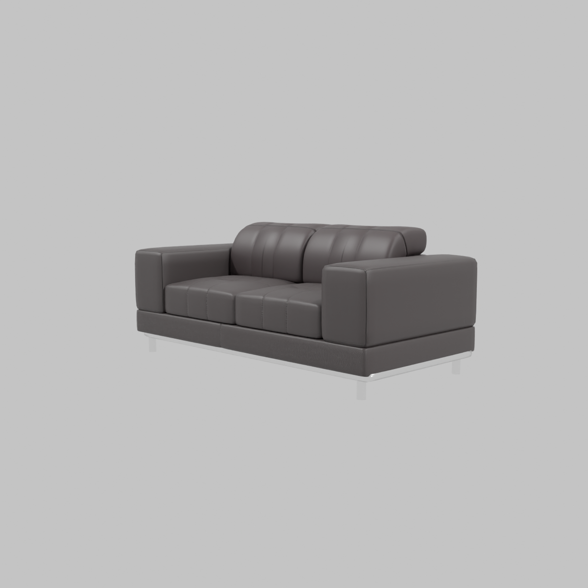 SOFÁ DE 3 CUERPOS PRAGA - MARRÓN