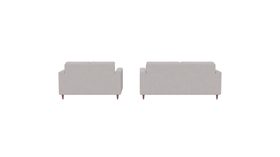 Elegant Minimalist Sofa Set 3D - Professional 3D Model Render 5