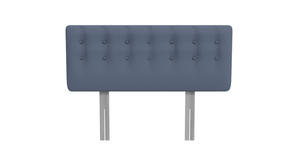 Stylish Fabric Bed Headboard 3D - Professional 3D Model Render 11