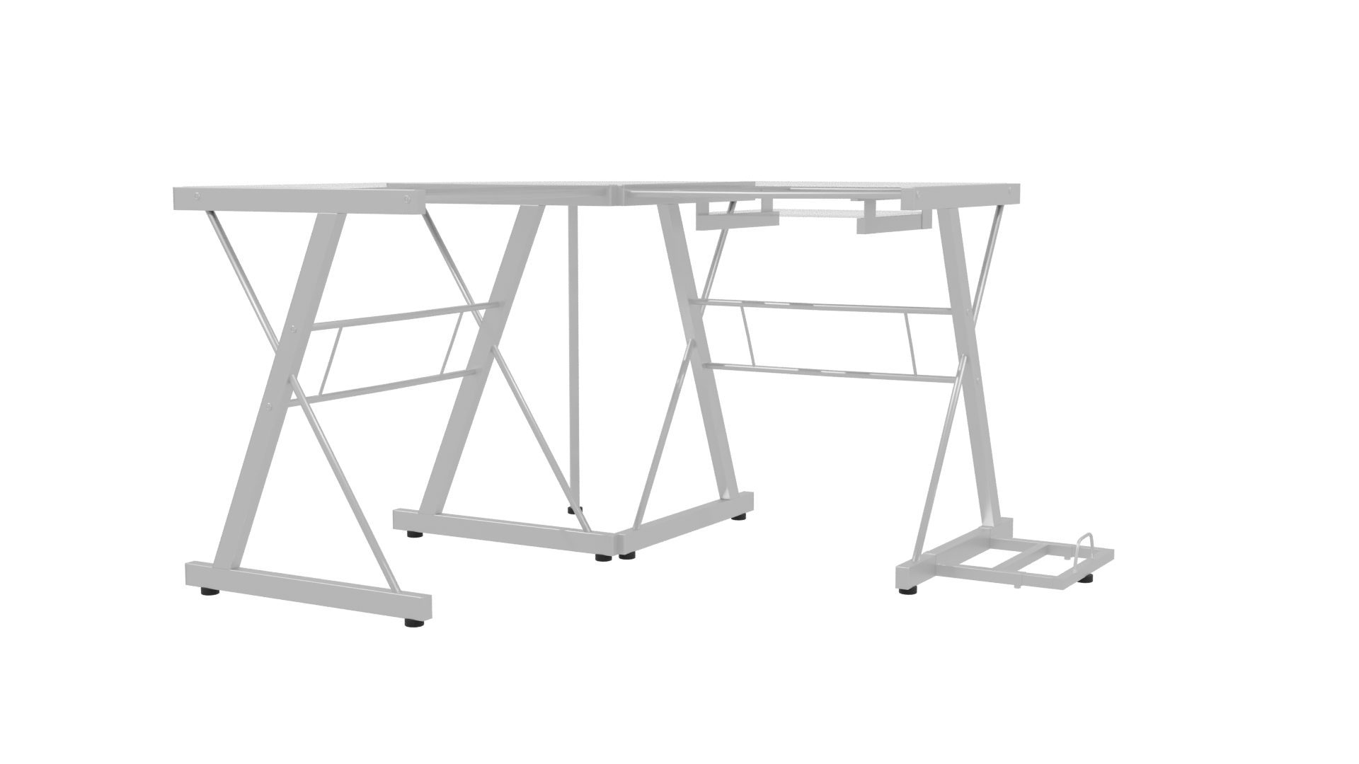 Stylish Modern Office Desk 3D - Professional 3D Model Render 3