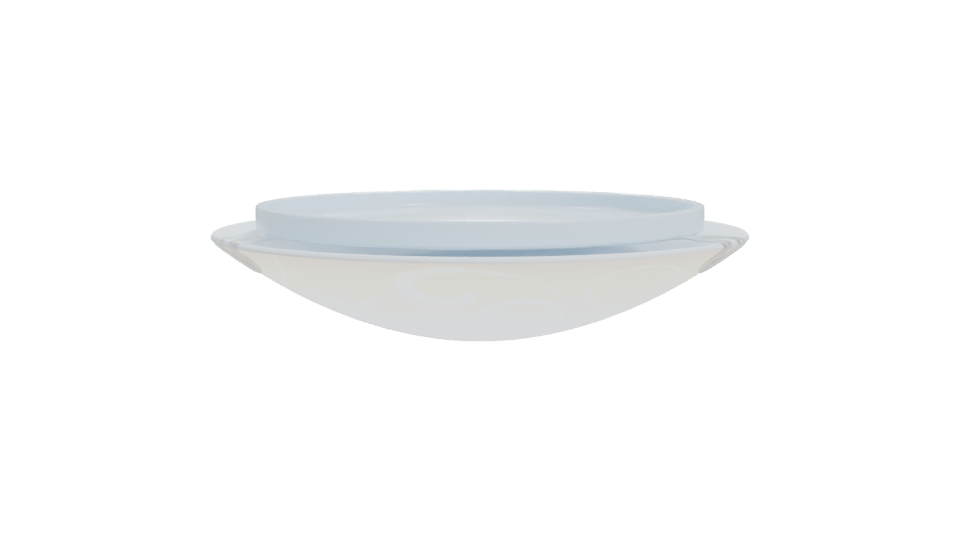 Elegant Ceramic Dish 3D Model - Professional 3D Model Render 11