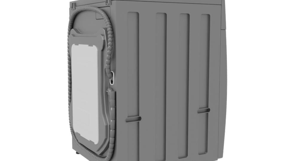 Automatic LG Washer-Dryer 3D Model - Professional 3D Model Render 7