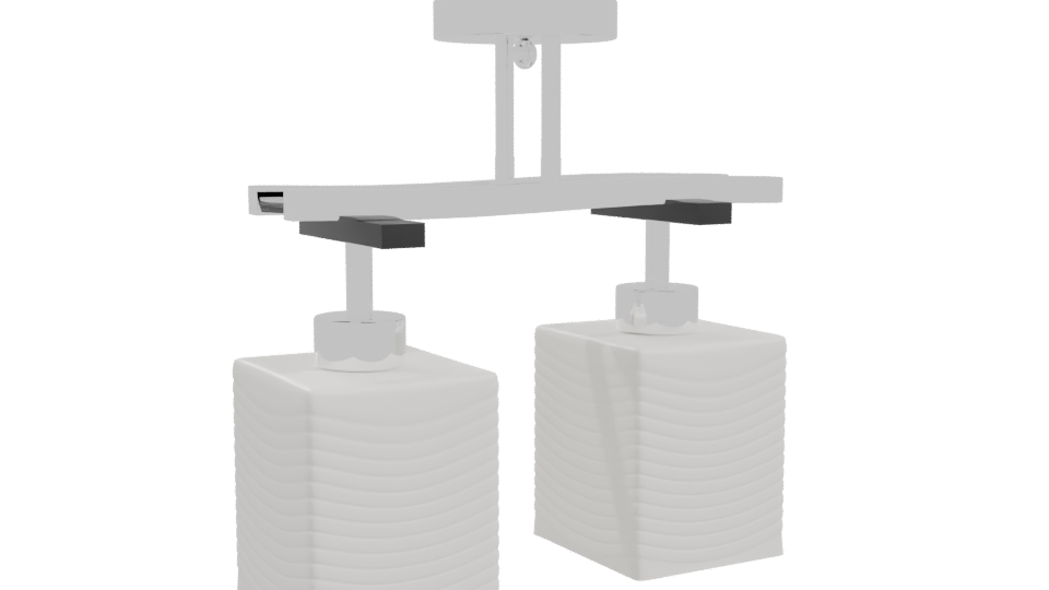 Stylish Weight Balance Scale Model - Professional 3D Model Render 10