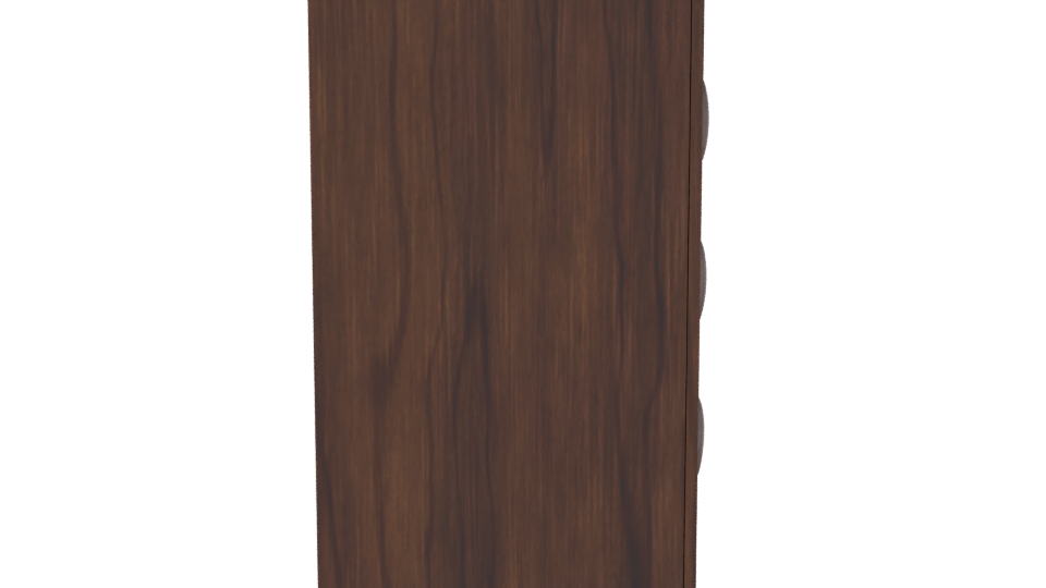 Classic Wooden Nightstand Model - Professional 3D Model Render 8