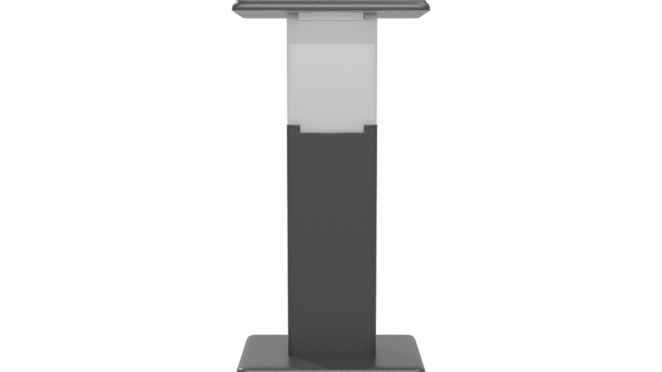 Stylish Minimalist Desk Stand 3D - Professional 3D Model Render 5