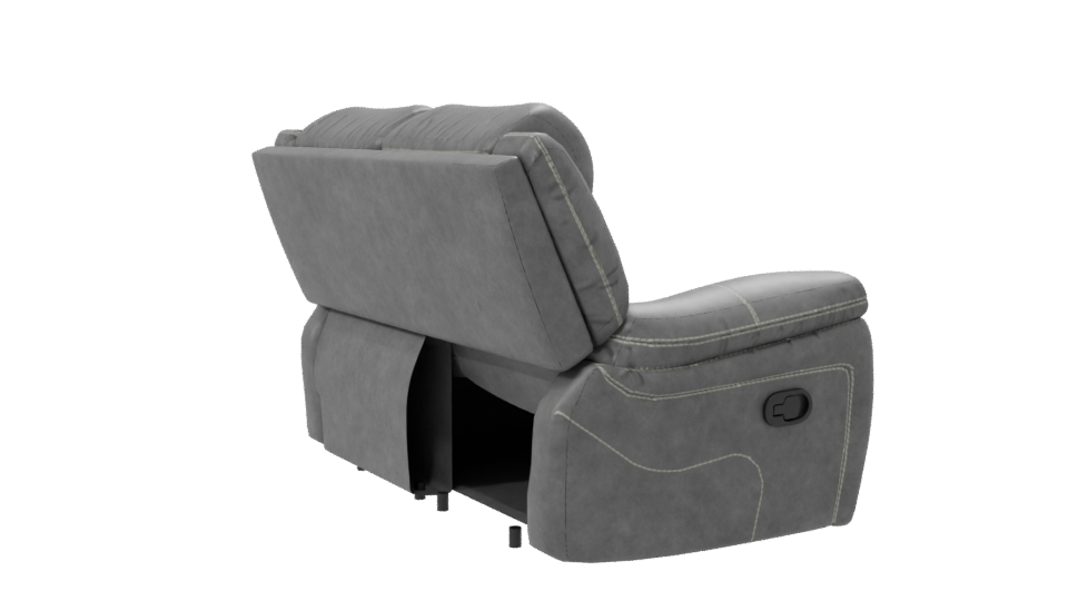 Stylish Modern Recliner Sofa 3D Model - Professional 3D Model Render 7