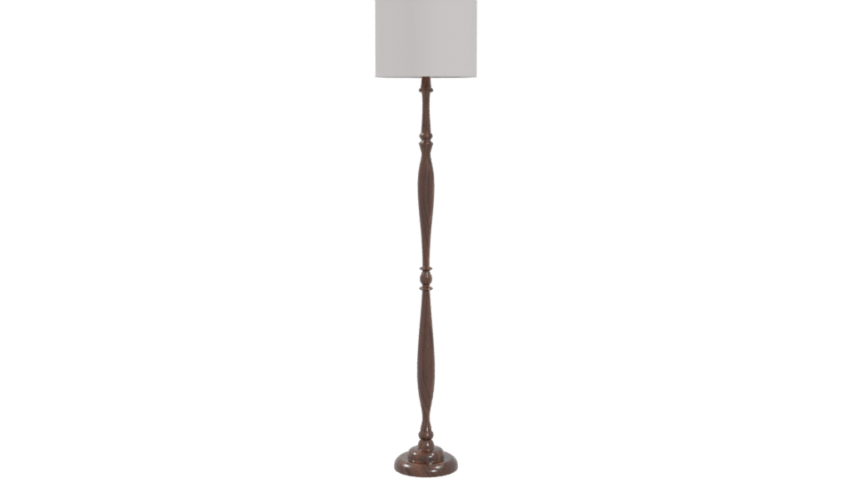 Elegant Floor Lamp 3D Model - Professional 3D Model Render 4