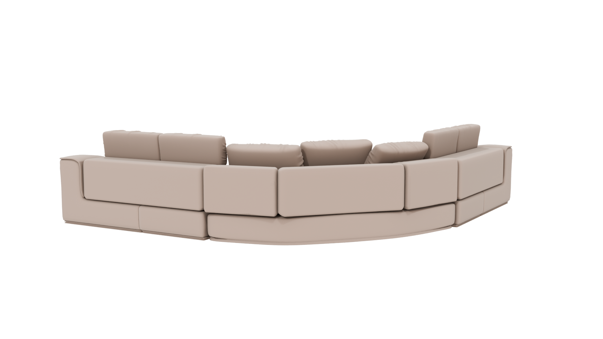 Stylish Modular Sofa 3D Model - Professional 3D Model Render 6