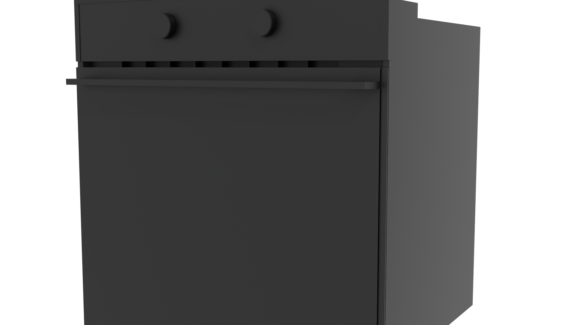Sleek Built-In Electric Oven 3D Model - Professional 3D Model Render 12