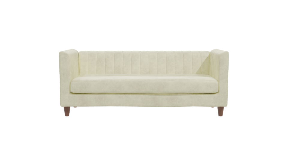 Stylish Modern Fabric Sofa 3D - Professional 3D Model Render 11