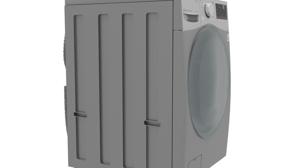 Automatic LG Washer-Dryer 3D Model - Professional 3D Model Render 9