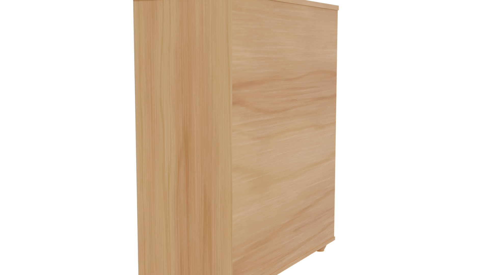 Stylish Wooden Storage Cabinet 3D - Professional 3D Model Render 3