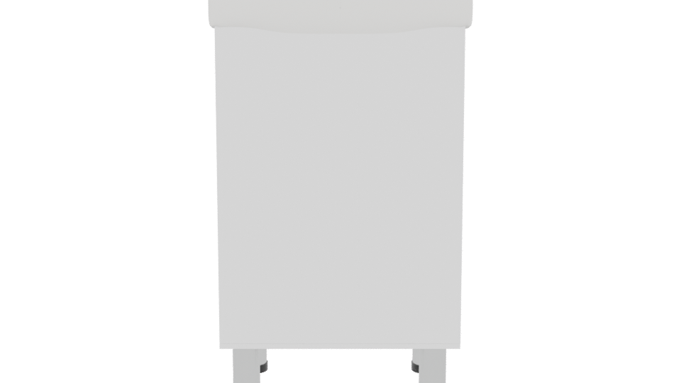 Minimalist White Kitchen Cabinet 3D Model - Professional 3D Model Render 5