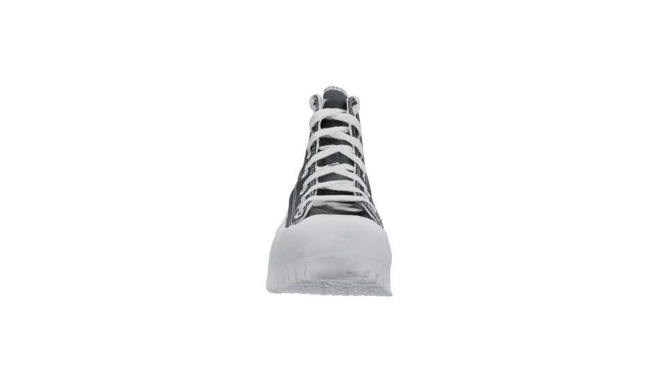Stylish High-Top Sneakers 3D Model - Professional 3D Model Render 11