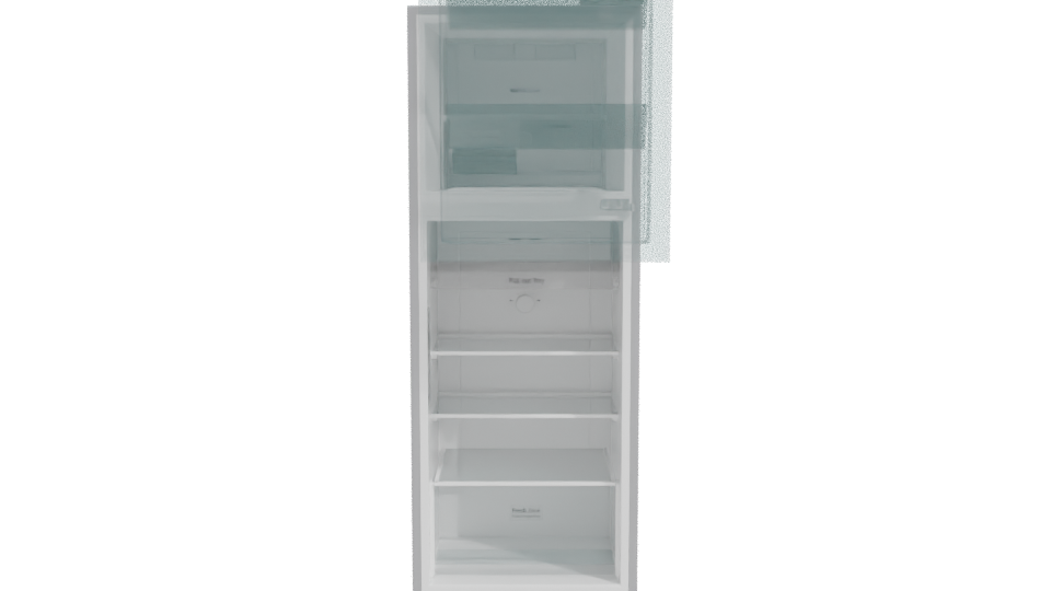 Sleek Stainless Steel Refrigerator 3D Model - Professional 3D Model Render 11