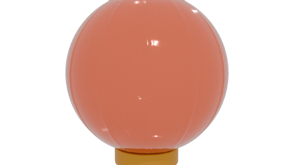 Stylish Modern Glass Lantern 3D Model - Professional 3D Model Render 12