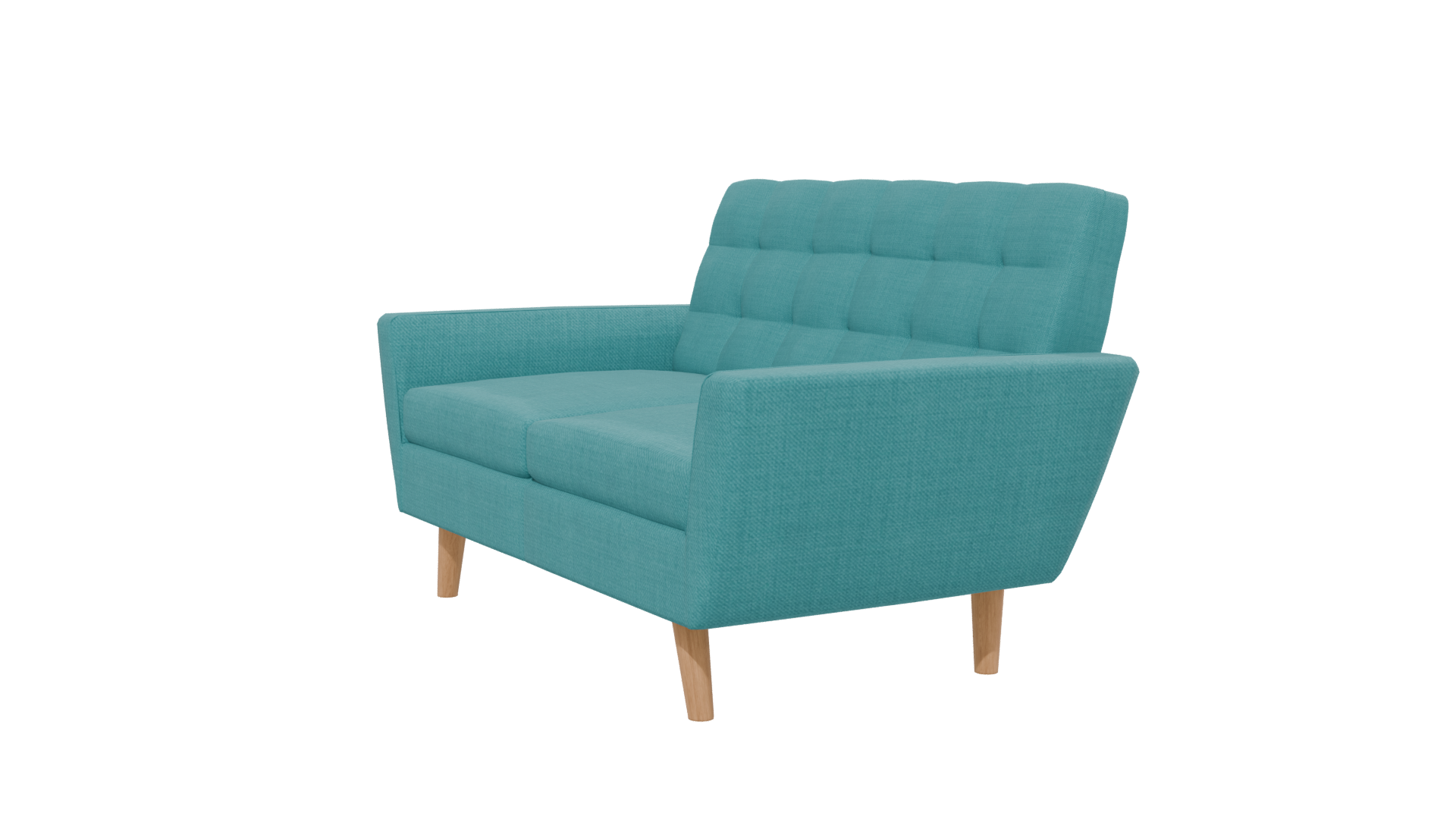 Stylish Modern Loveseat Model - Professional 3D Model Render 13