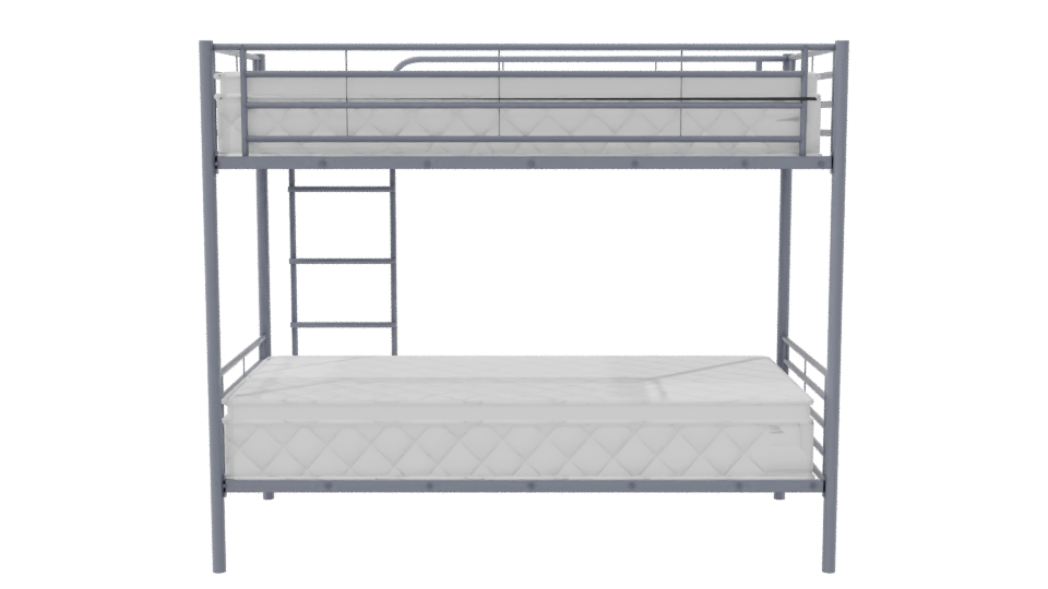 Industrial Bunk Bed 3D Model - Professional 3D Model Render 8