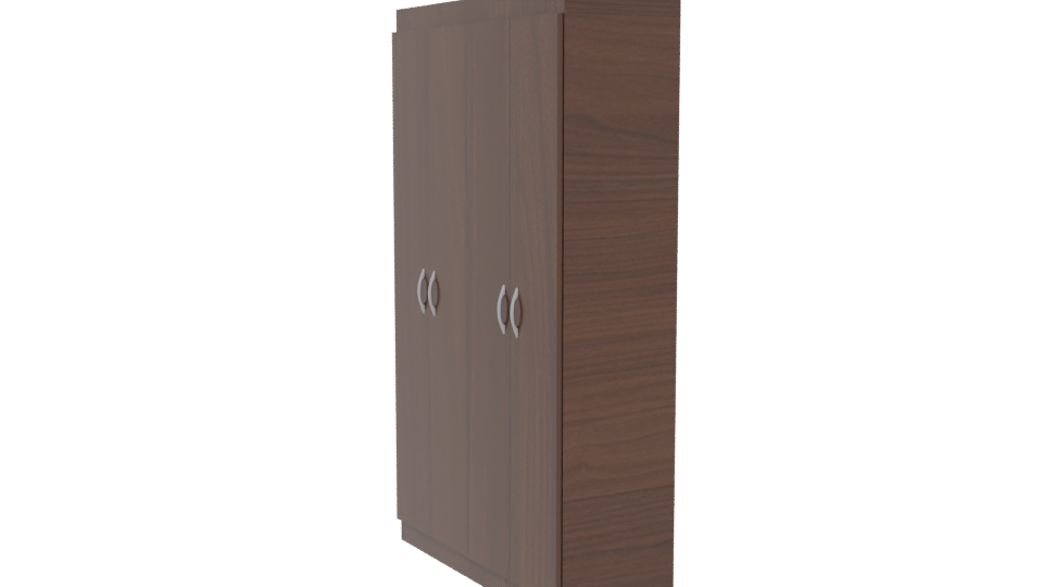 Stylish Wooden Storage Cabinet 3D - Professional 3D Model Render 13