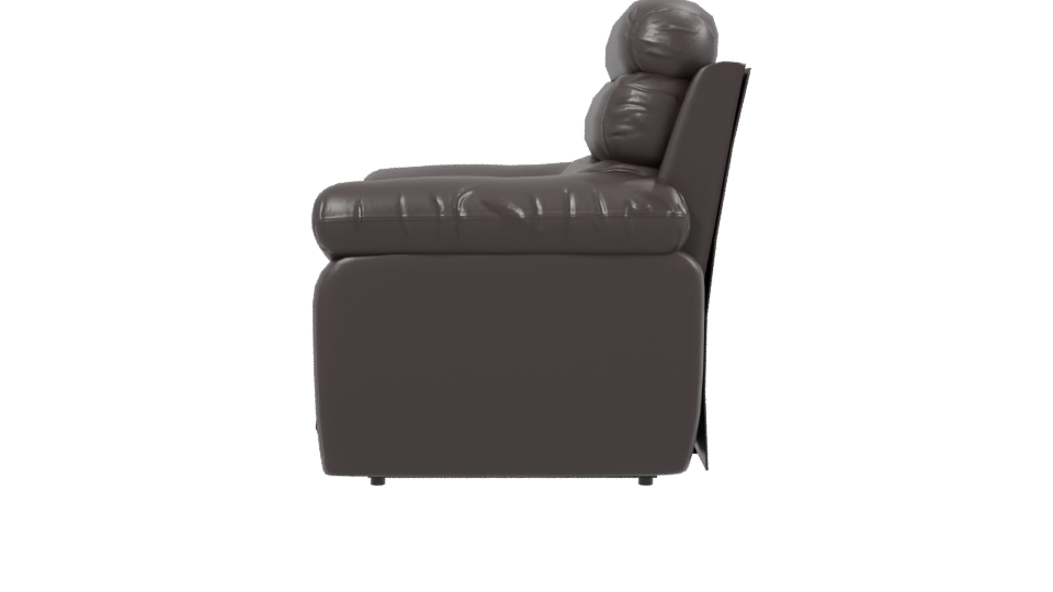 Cozy Recliner Armchair Model - Professional 3D Model Render 2