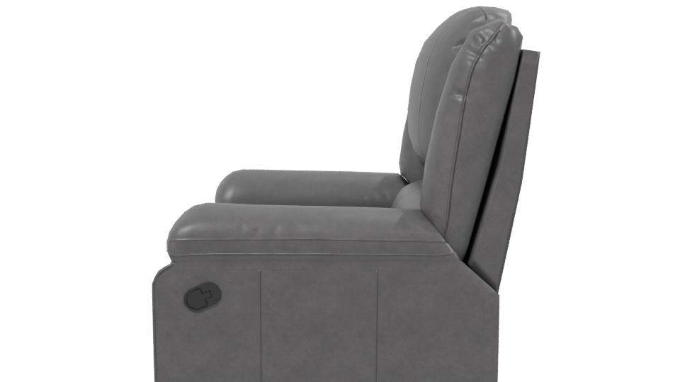 Stylish Reclining Chair Model - Professional 3D Model Render 2