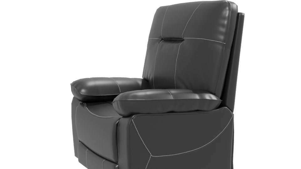 Stylish Recliner Chair 3D Model - Professional 3D Model Render 13