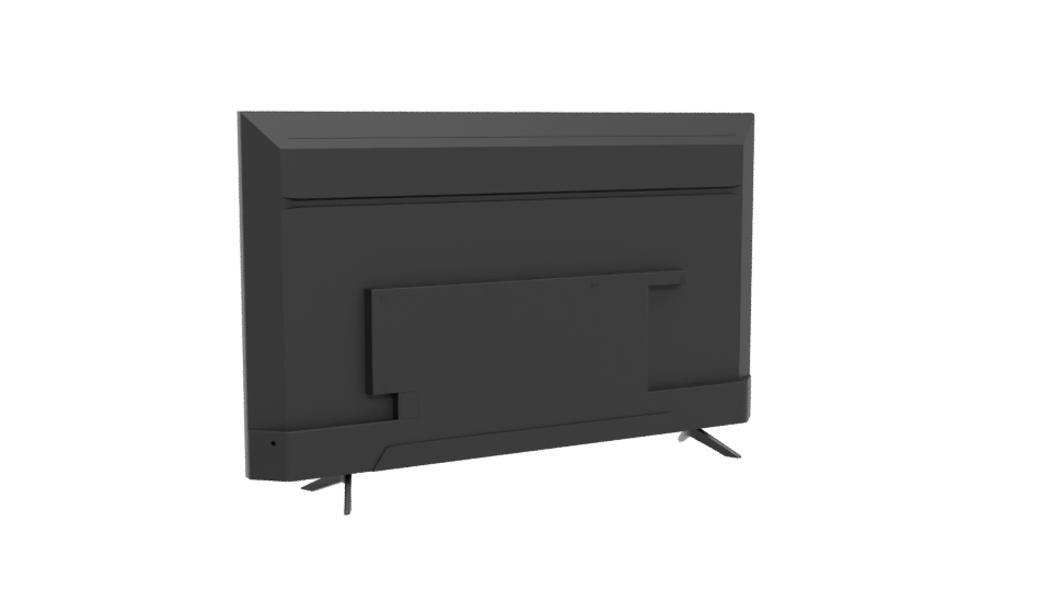Sleek Modern Television Model - Professional 3D Model Render 4