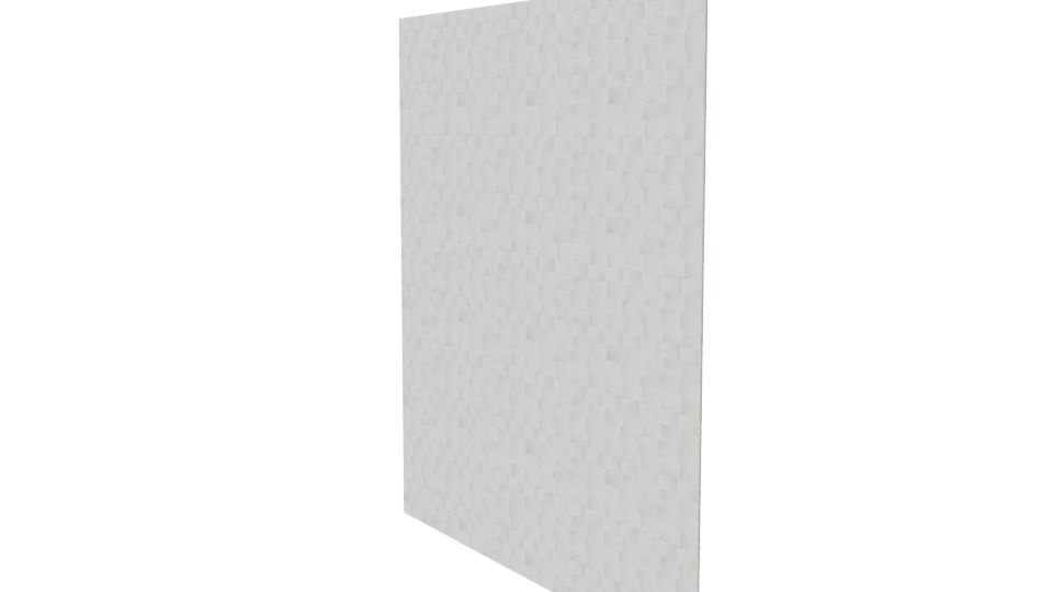 White Wall Tile 34x50 cm 3D - Professional 3D Model Render 13