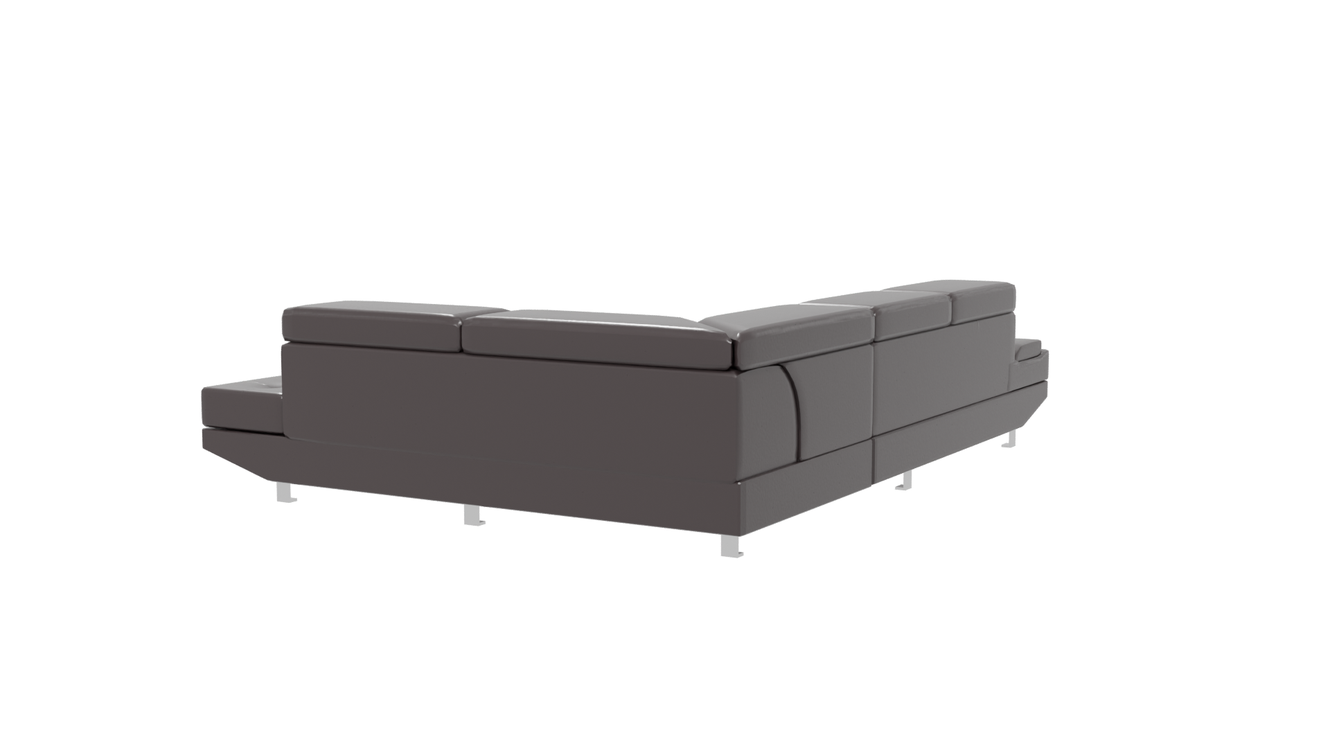 Stylish Sectional Sofa 3D Model - Professional 3D Model Render 6