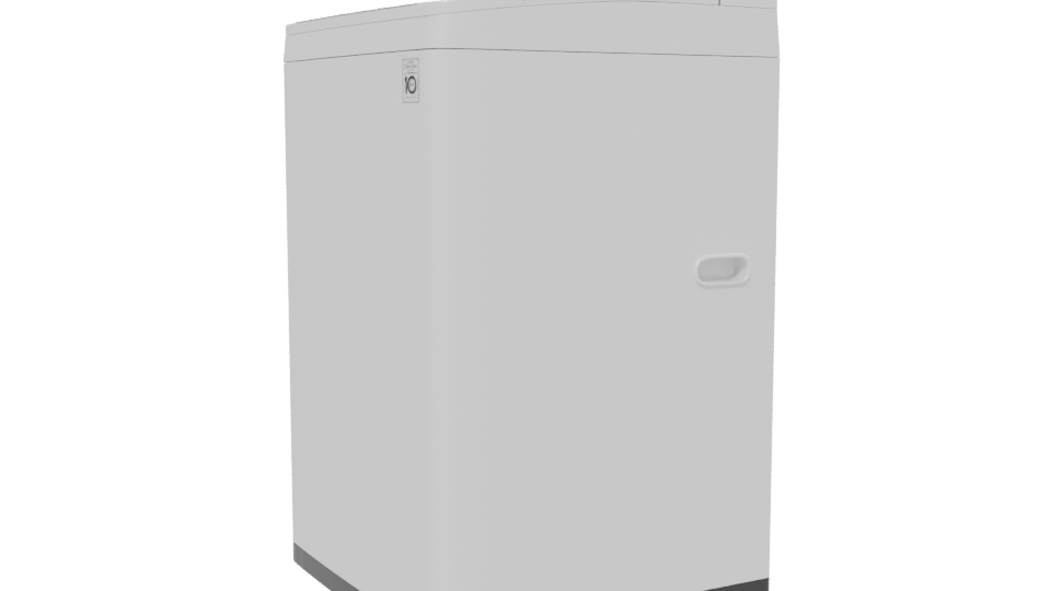 Compact Household Washing Machine Model - Professional 3D Model Render 13