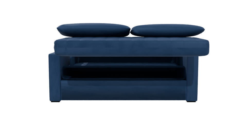 Sofá Cama Málaga Blue 3D Model - Professional 3D Model Render 5