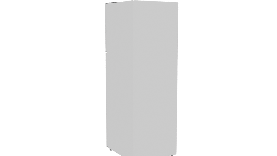 Modern Household Refrigerator Model - Professional 3D Model Render 4
