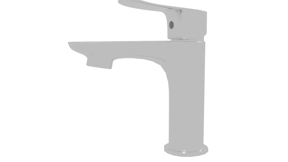 Polished Metallic Kitchen Sink Model - Professional 3D Model Render 13