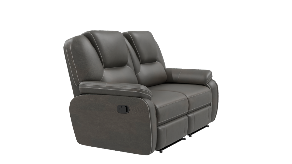 Contemporary Reclining Sofa Model - Professional 3D Model Render 9