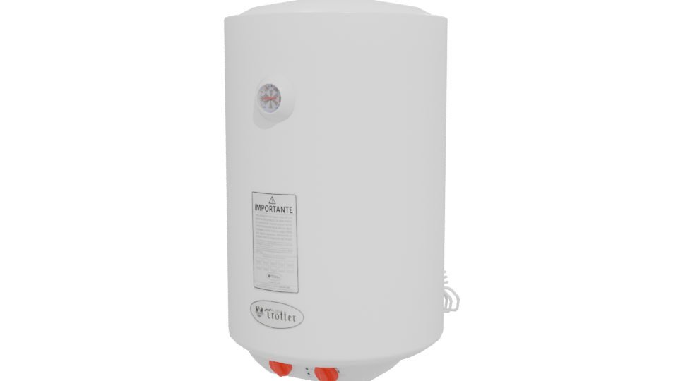 Stylish Electric Water Heater 3D - Professional 3D Model Render 12