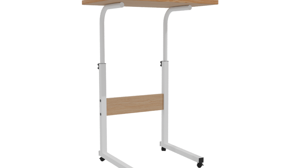 Minimalist Height Adjustable Desk 3D - Professional 3D Model Render 10