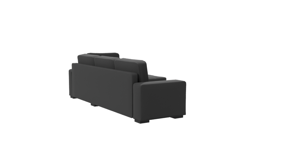 Contemporary Sectional Sofa 3D Model - Professional 3D Model Render 7