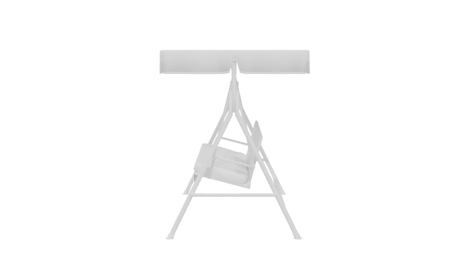 Stylish Outdoor Swing Canopy 3D - Professional 3D Model Render 4