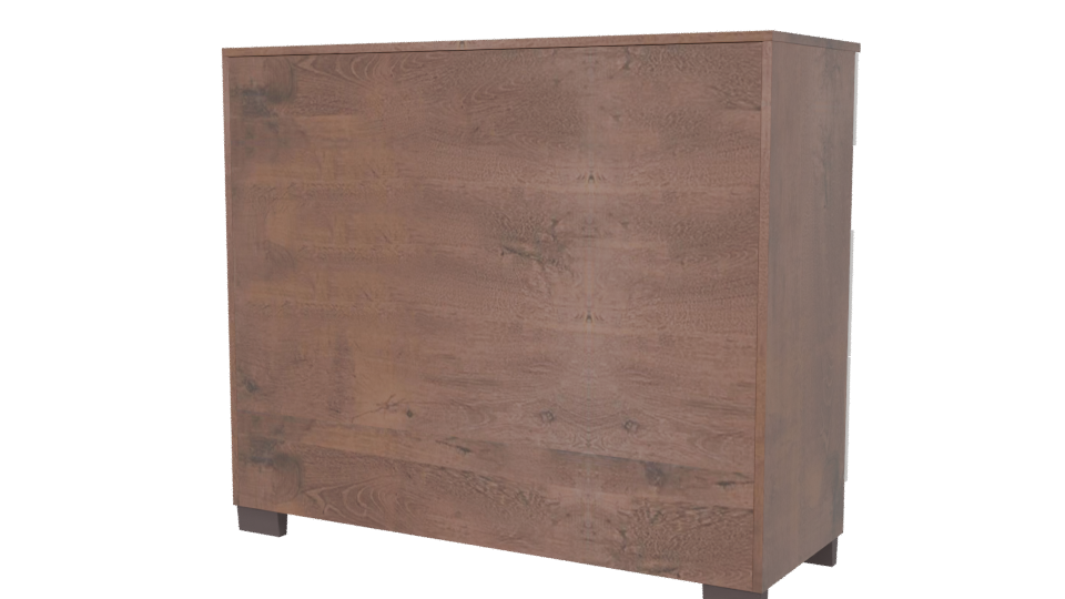 Sleek Modern Storage Cabinet 3D - Professional 3D Model Render 6