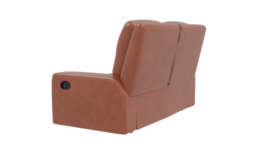 Reclining Love Seat 3D Model - Professional 3D Model Render 3