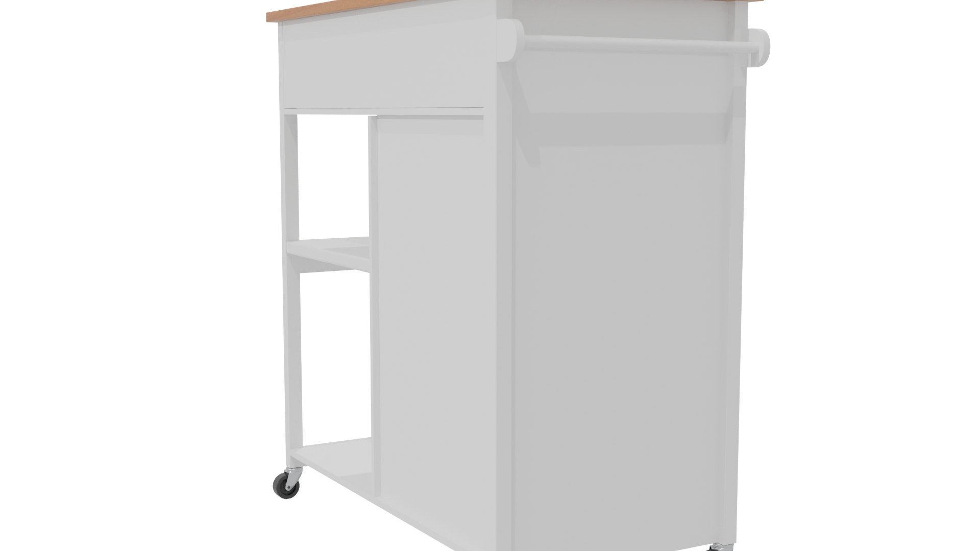 Modern Kitchen Cart Model 3D - Professional 3D Model Render 22