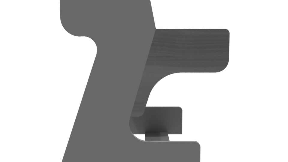 Contemporary Office Desk 3D Model - Professional 3D Model Render 8