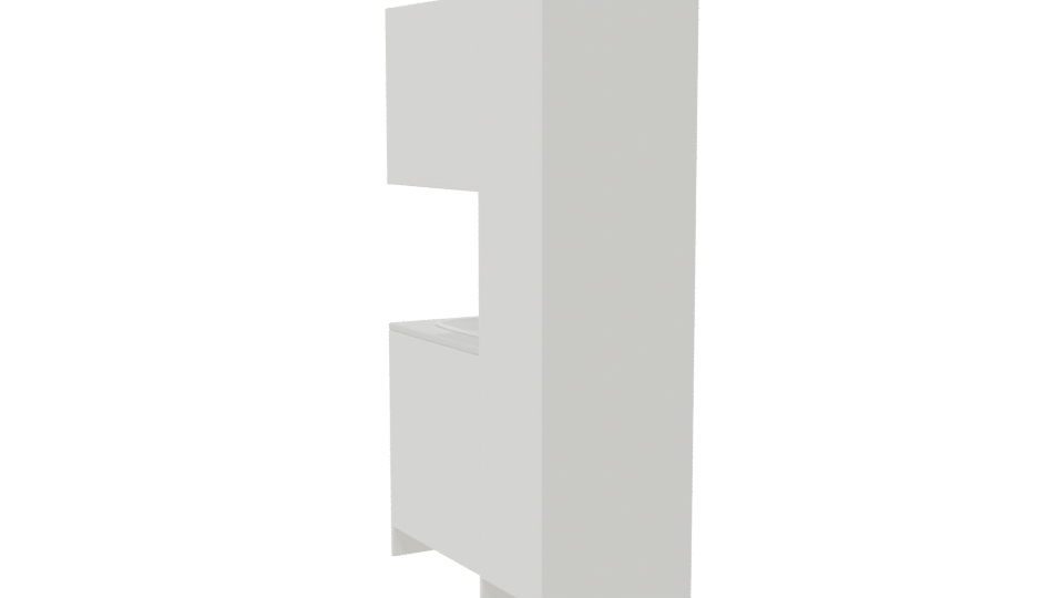 Modern Bathroom Vanity Unit 3D - Professional 3D Model Render 7